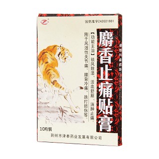 麝香止痛贴膏(津奉药业)