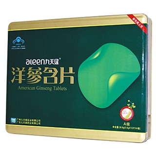 九天绿 a4洋参含片(铁盒)