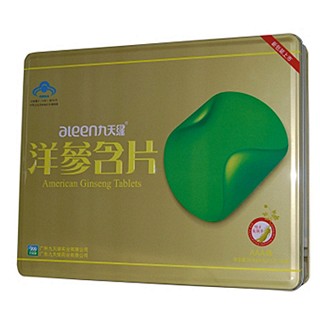 九天绿 aaa4洋参含片(铁盒)