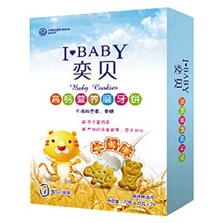 奕贝 高钙营养磨牙饼(牛奶味)