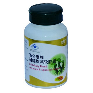 金格安 百合康牌硒螺旋藻软胶囊(金格)