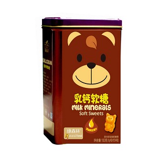 绿森林乳钙软糖(铁罐)
