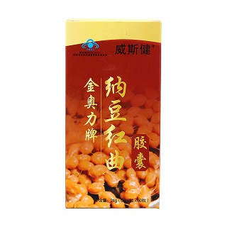 威斯健 金奥力牌纳豆红曲胶囊(健之源)