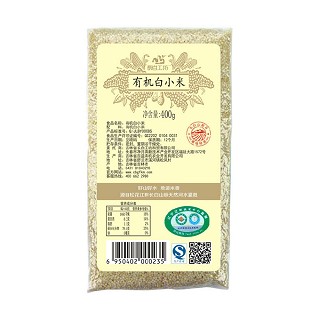 长白工坊 有机白小米(抚松县金茂源天然植物)