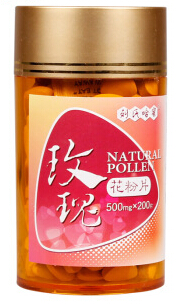 刘氏哈蜜破壁玫瑰花粉片(宿松刘氏蜂)