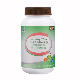 佳蓓 联合邦利牌维d钙软胶囊(联存)