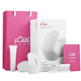 快乐妈咪胎心仪家用胎心监护检测仪多普勒听胎心器无辐射孕妇lxmm(京柏)