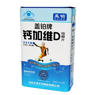 盖铂牌钙加维d咀嚼片(正奇)