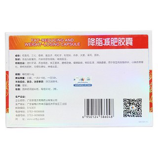 降脂减肥胶囊(0.4g*90s*2瓶)