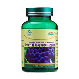 百纯萃健金奥力牌葡萄籽维e软胶囊(紫光)