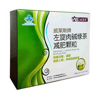 威莱斯牌左旋肉碱绿茶减肥颗粒(万康)