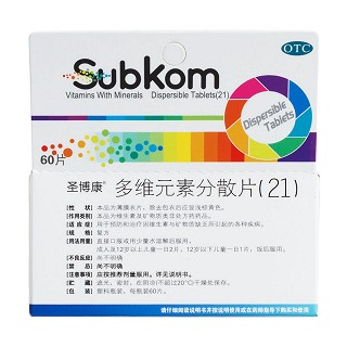 多维元素分散片(21)(60片/瓶)