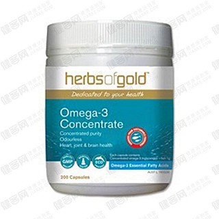 和丽康herbs of gold高浓缩深海鱼油omega3 (澳洲gold)