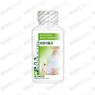 纳力生 铁质叶酸片(方瓶)