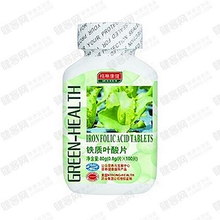 格琳康健 铁质叶酸片(方瓶)