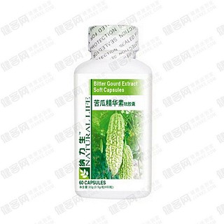 纳力生 苦瓜精华素软胶囊(方瓶)