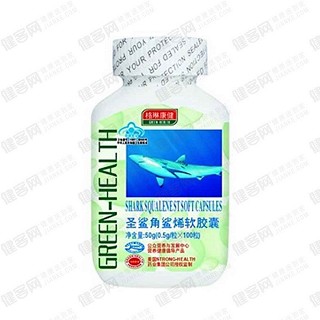 格琳康健圣鲨角鲨烯软胶囊(方瓶)
