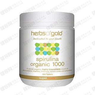 和丽康herbs of gold有机天然螺旋藻(澳洲gold)