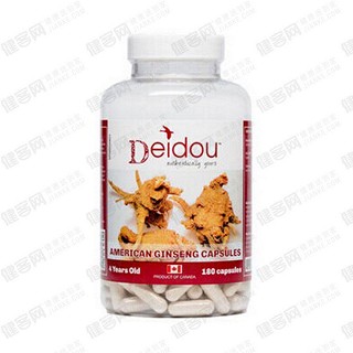 地道珍品deidou 花旗参纯参粉胶囊(optimal)