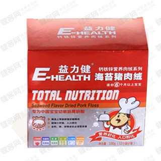 益力健 钙铁锌营养肉绒-海苔猪肉味(纸盒)