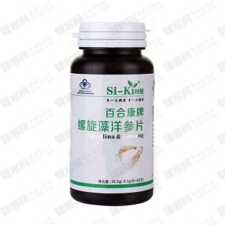 si-ki时健 百合康牌螺旋藻洋参片(百合)