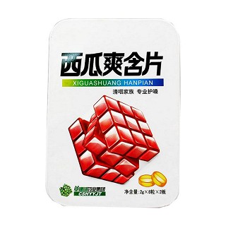 西瓜爽含片(铁盒)