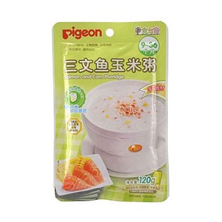 贝亲pigeon宝宝辅食三文鱼玉米粥(爱食客)
