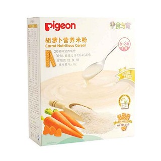 贝亲pigeon宝宝辅食胡萝卜营养米粉(金祥)