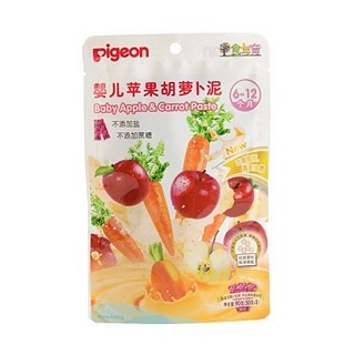 贝亲pigeon婴幼儿辅食婴儿苹果胡萝卜泥(爱食客)