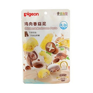 贝亲pigeon婴幼儿辅食鸡肉香菇泥(爱食客)
