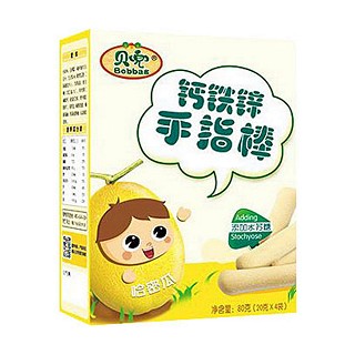 贝兜辅食饼干儿童钙铁锌饼干手指棒(嘉士威)
