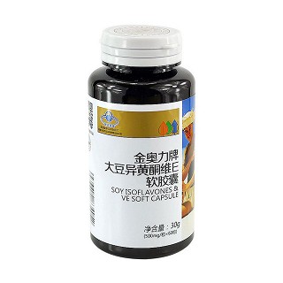 金奥力牌 大豆异黄酮维e软胶囊(紫光)
