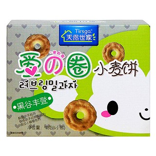 天然世家爱の圈小麦饼黑谷味(永乐)