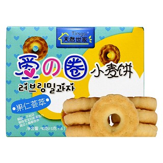 天然世家爱の圈小麦饼果仁味(永乐)