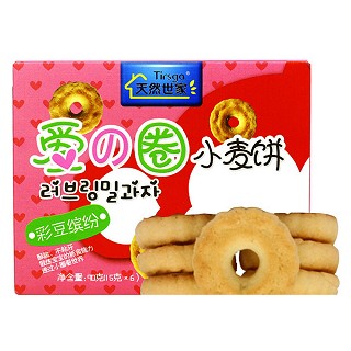 天然世家爱の圈小麦饼彩豆味(永乐)