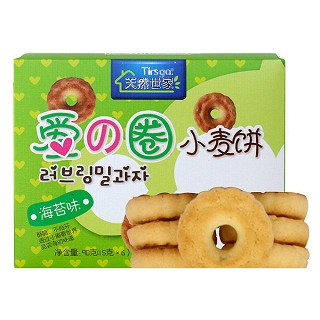 天然世家爱の圈小麦饼海苔味(永乐)