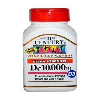 21st century health care 维生素d3-10000iu(health)
