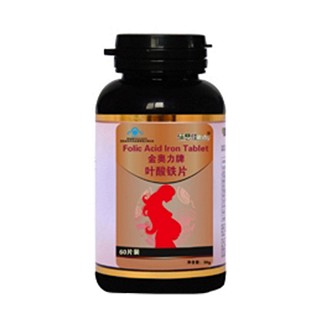 佰思佳 金奥力牌叶酸铁片(紫光)