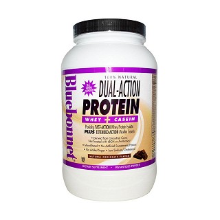 bluebonnet nutrition 双重作用 乳清和酪蛋白粉(bluebonnet)