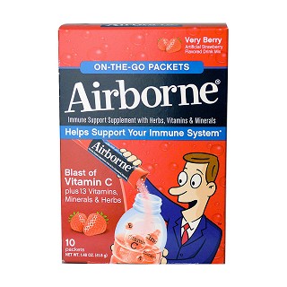 airborne 维生素c+13维生素 泡腾片(airborne)
