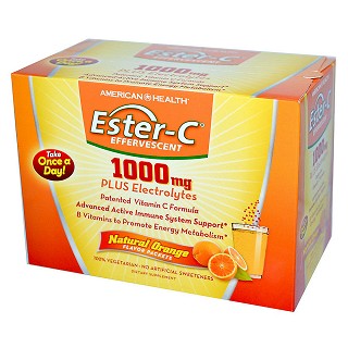 american health 天然橙味酯化维他命c(15包)