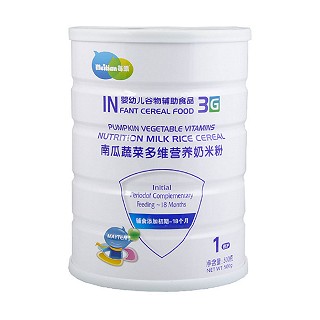 每添南瓜蔬菜配方婴儿米糊(培芝)