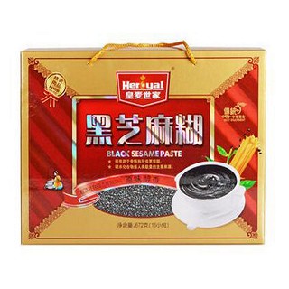 皇麦世家原味纯香黑芝麻糊礼盒装(皇麦世家)