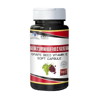 帝荷本草 金奥力牌葡萄籽维e软胶囊(紫光)