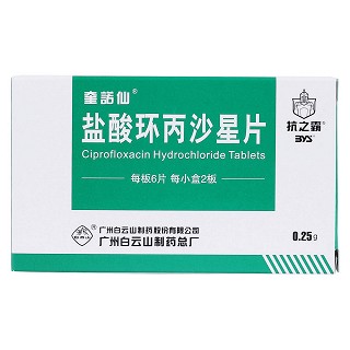 盐酸环丙沙星片价格