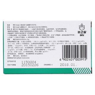 盐酸环丙沙星片(白云山)