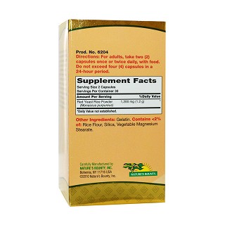 natures bounty red yeast rice(natures)