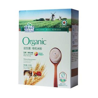 爱之蓝米粉益生菌有机米粉(海斯易)