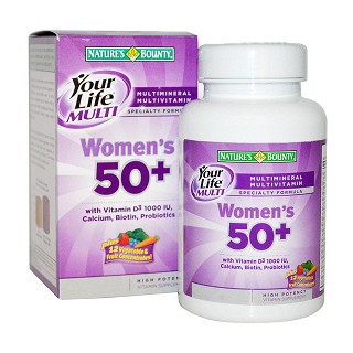 natures bounty your life multi womens 50+(180片)