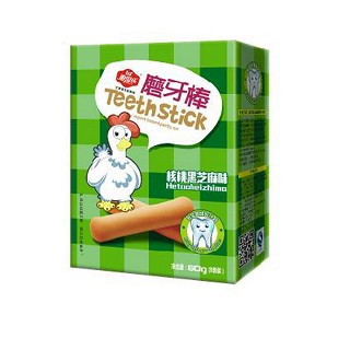 雅因乐营养饼干核桃黑芝麻味磨牙棒(闽族)